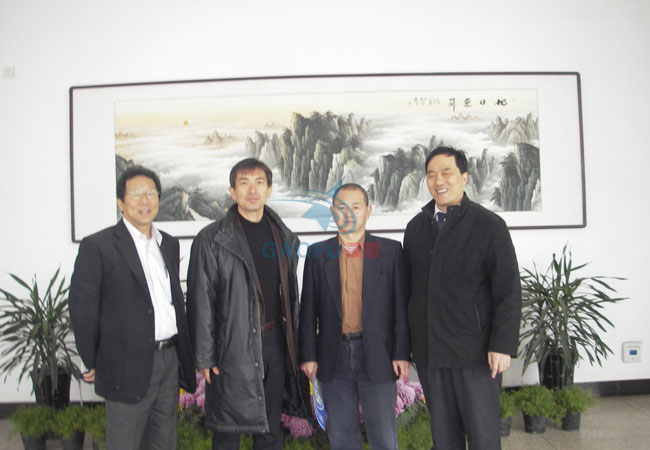 日本客戶到我公司參觀考察購買設備