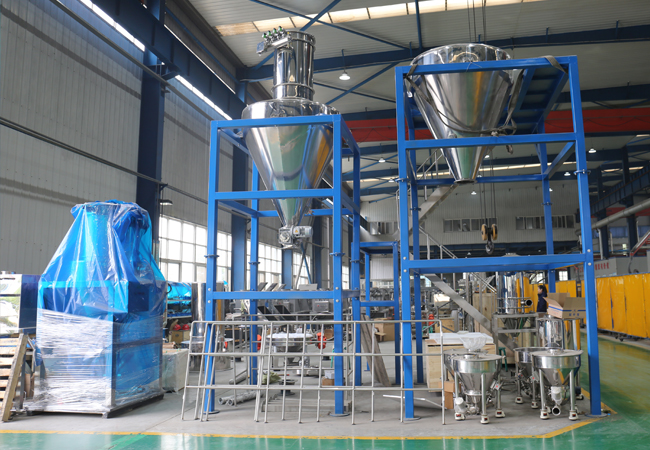 浙江杭州某設計院定制的一款粉末顆粒物料篩分系統